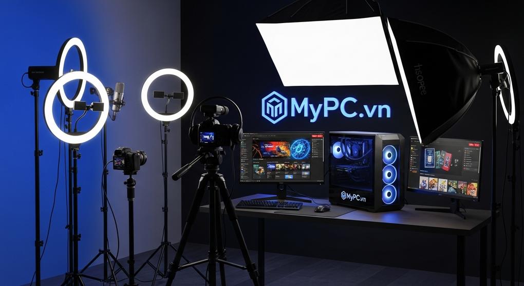Setup studio livestream chuyên nghiệp TikTok Facebook Shopee