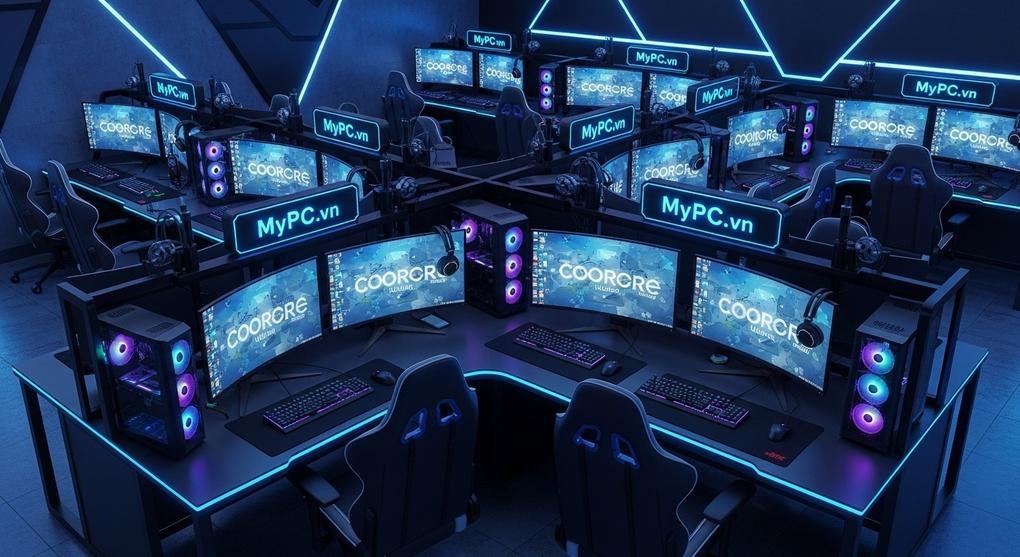 Setup phòng net 20 máy cấu hình Intel Core Ultra mới nhất
