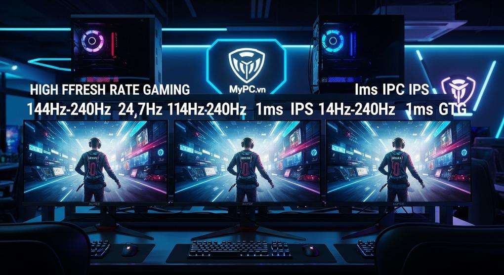 Mua màn hình gaming tần số quét cao cho cyber game Hà Nội