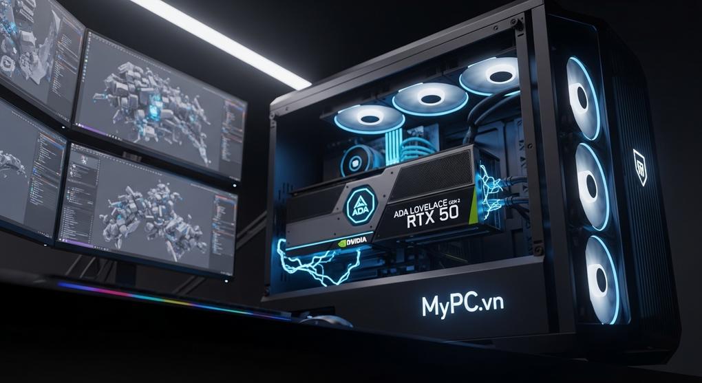 Workstation cho dân thiết kế đồ họa 2025 có nên dùng GPU Nvidia RTX 50 series?