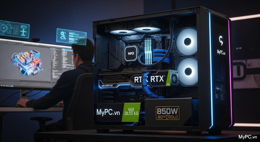 Workstation cho dân thiết kế đồ họa 2025 có nên dùng GPU Nvidia RTX 50 series?