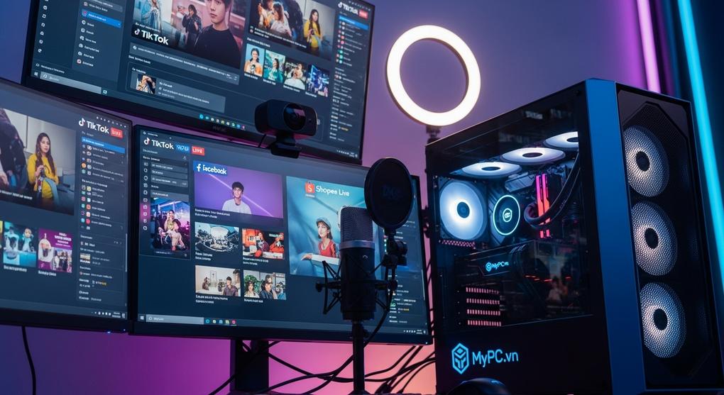 Hướng dẫn livestream đa nền tảng TikTok Facebook Shopee hiệu quả