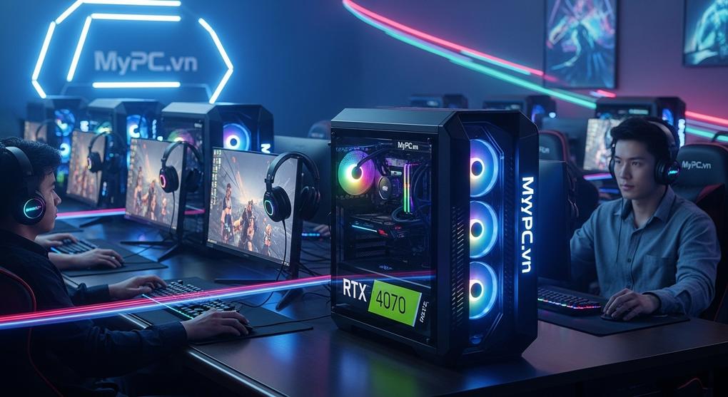 Giải pháp kinh doanh phòng net cyber game cấu hình mạnh 2025