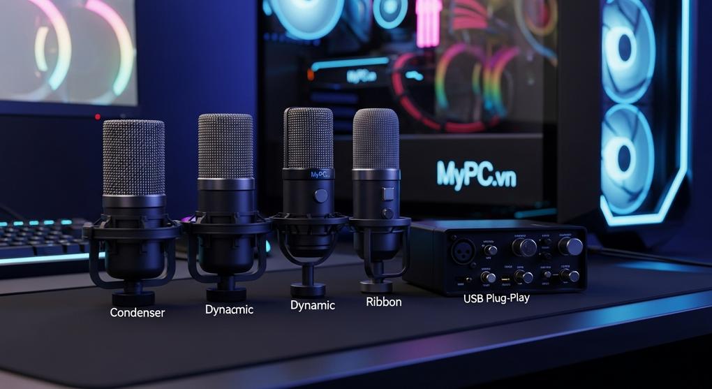 So sánh micro thu âm chuyên nghiệp cho streamer gaming