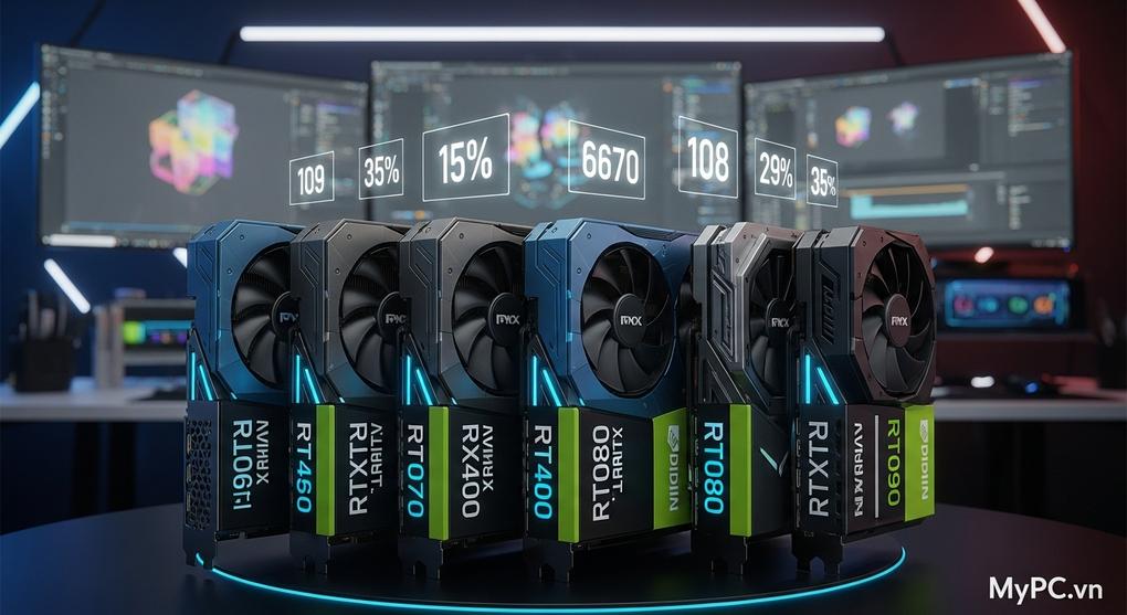 Card đồ họa NVIDIA RTX 40 series nào tốt nhất cho thiết kế đồ họa