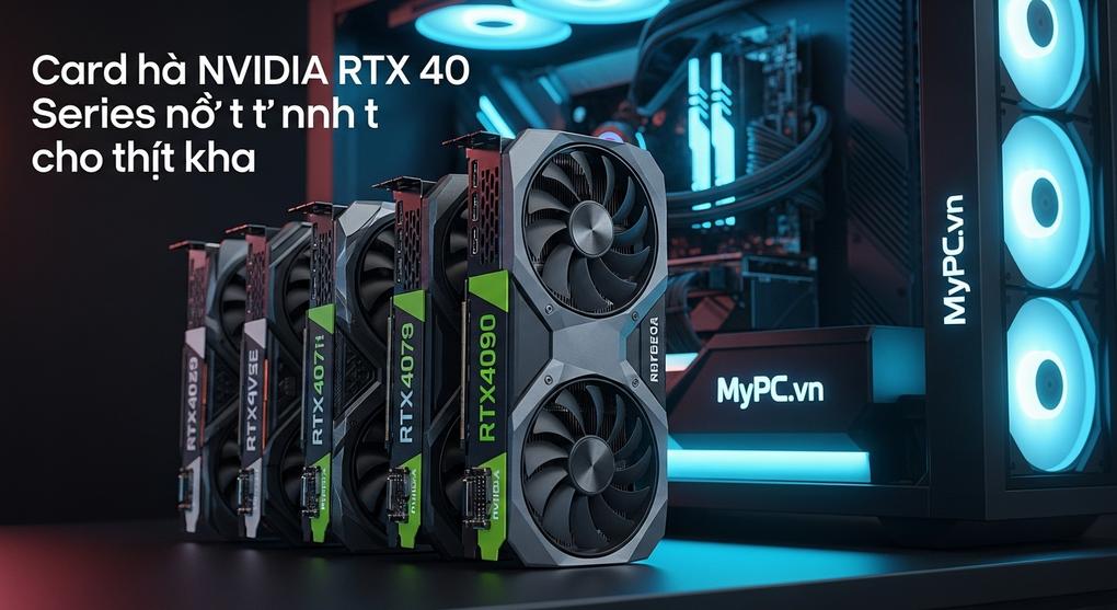 Card đồ họa NVIDIA RTX 40 series nào tốt nhất cho thiết kế đồ họa