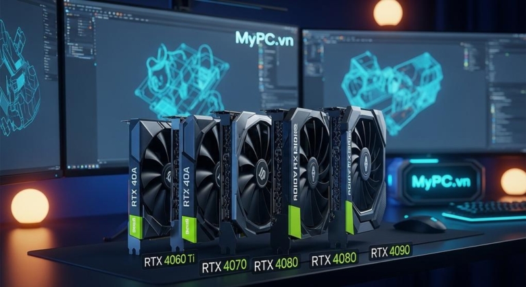 Card Đồ Họa Nvidia RTX 40 Series Nào Tốt Nhất Cho Thiết Kế Đồ Họa [2025]