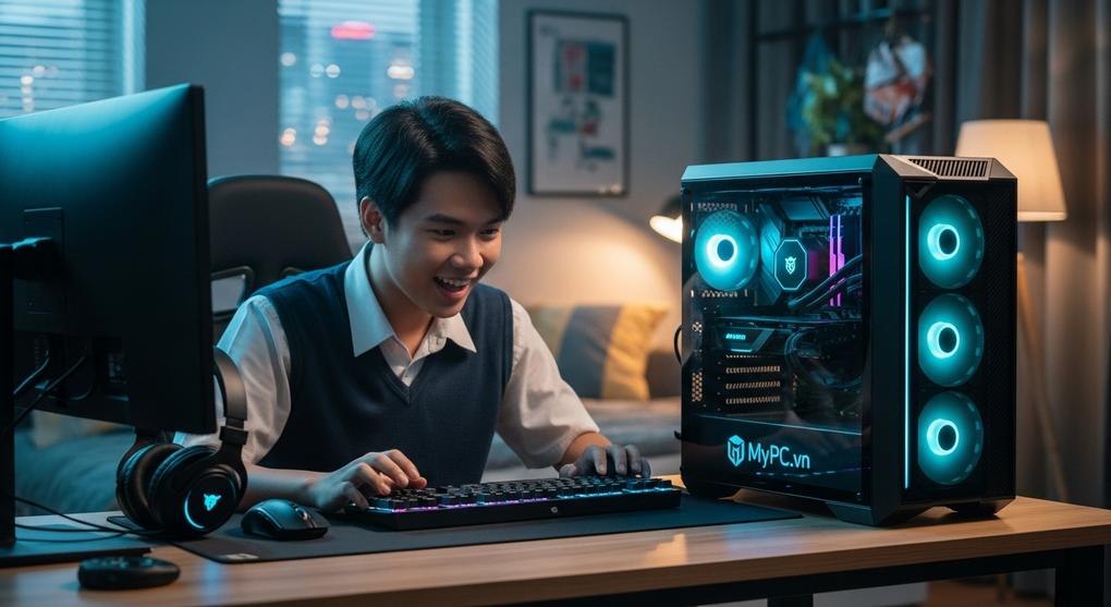 Học sinh mới lên Hà Nội mua PC gaming giá rẻ hiệu năng cao