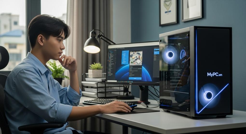 Sinh viên tìm mua PC văn phòng giá rẻ Hà Nội cấu hình ổn định