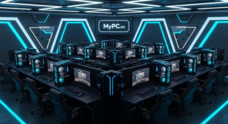 Cách Setup Phòng Net 20 Máy Cấu Hình RTX 40 Series Tối Ưu 2025