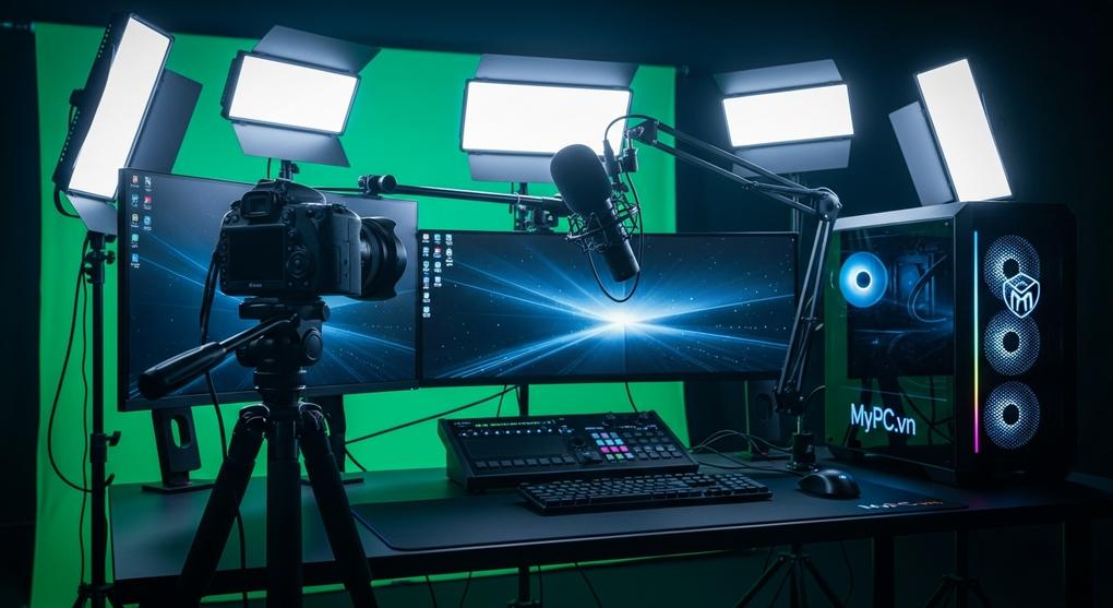 thiết bị livestream studio TikTok chuyên nghiệp