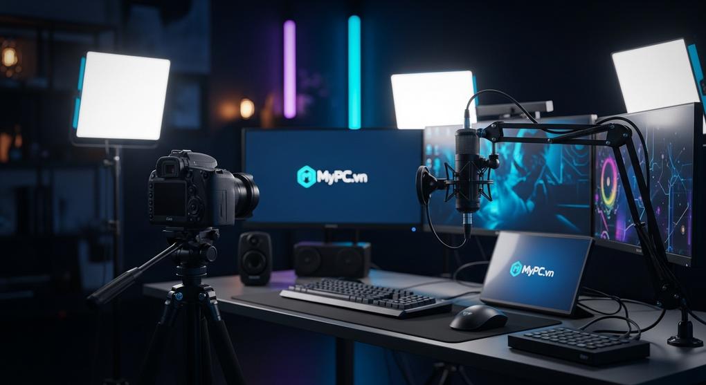 thiết bị livestream studio TikTok chuyên nghiệp