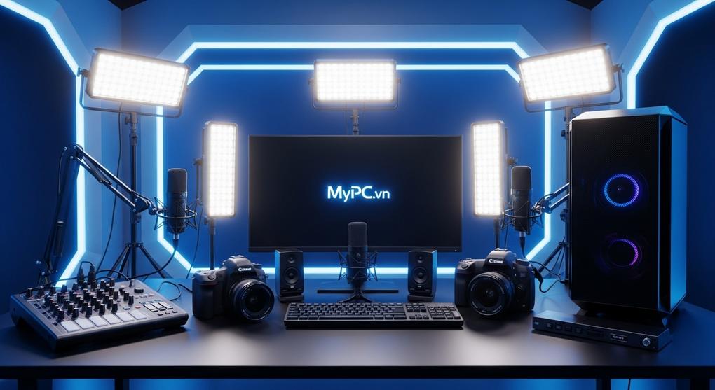 thiết bị livestream studio TikTok chuyên nghiệp