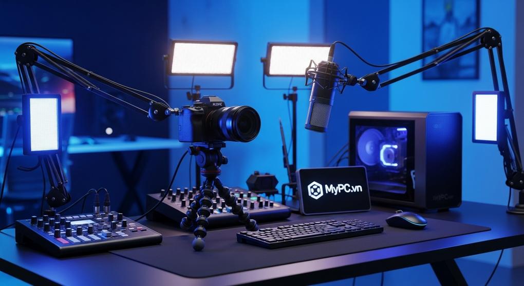 thiết bị livestream studio TikTok chuyên nghiệp