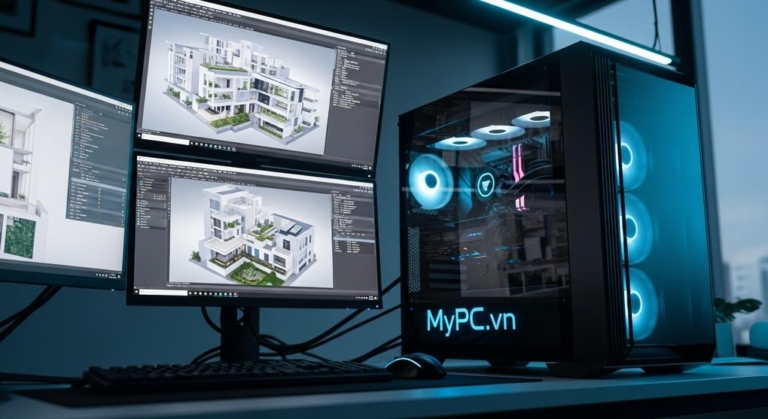 Workstation Dùng Intel 15th Gen Cho Kiến Trúc Sư Hà Nội: Hiệu Năng Đỉnh 2026