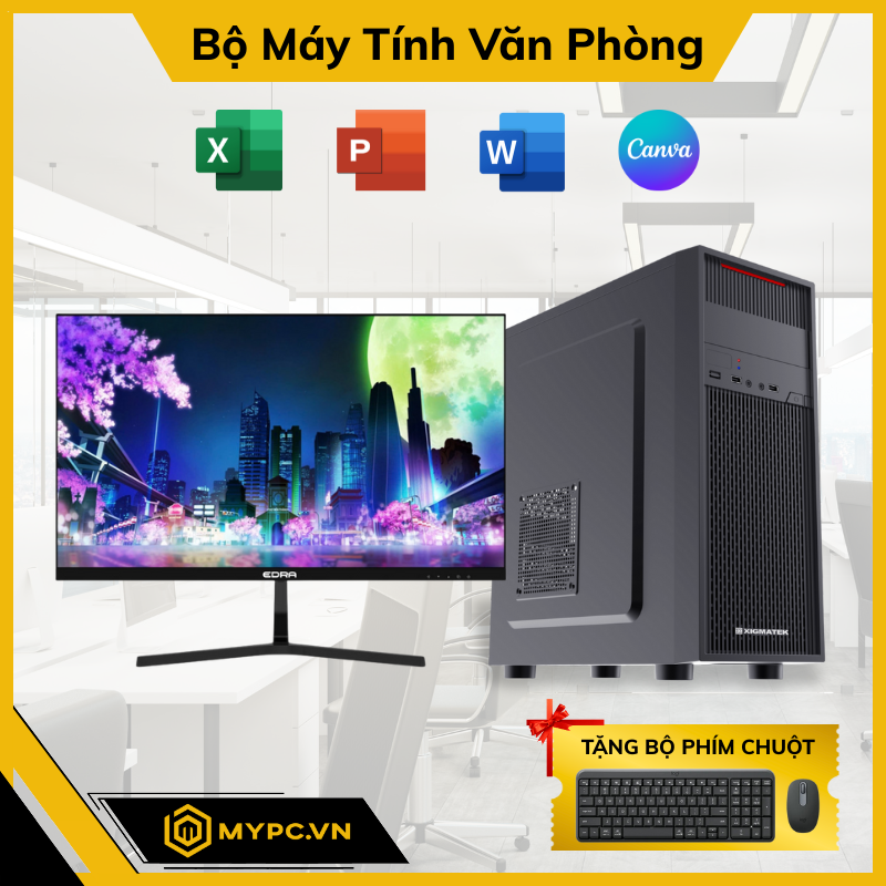 Bộ máy tính văn phòng chính hãng
