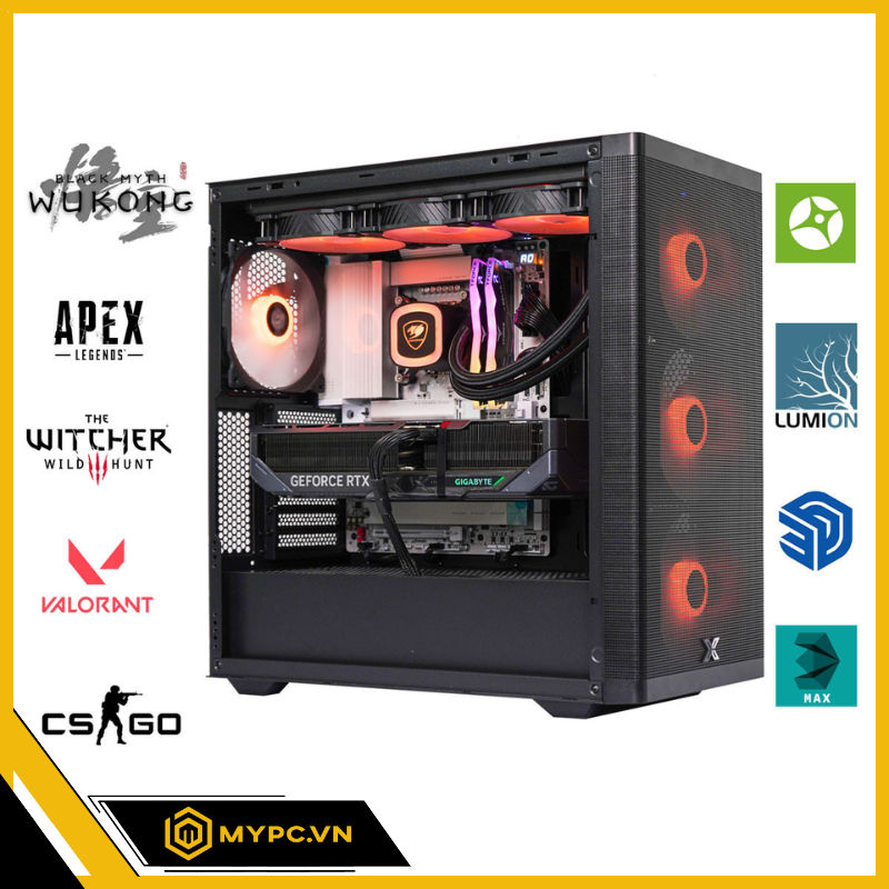 PC Gaming Core i9-14900K RTX 5070 Ti 16GB tại MyPC