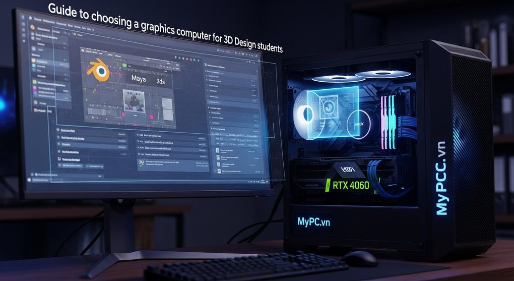 Hướng dẫn chọn máy tính đồ họa cho sinh viên thiết kế 3D