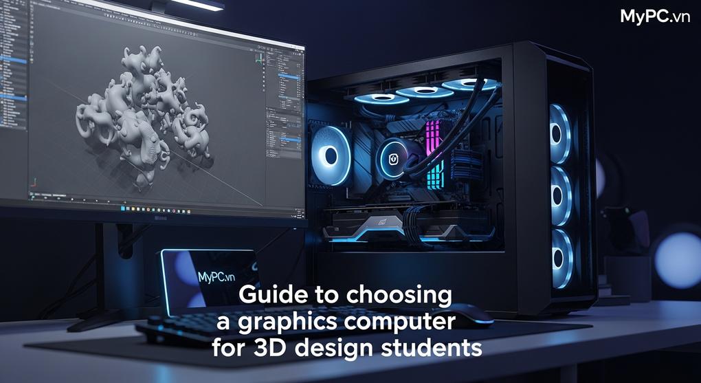 Hướng dẫn chọn máy tính đồ họa cho sinh viên thiết kế 3D