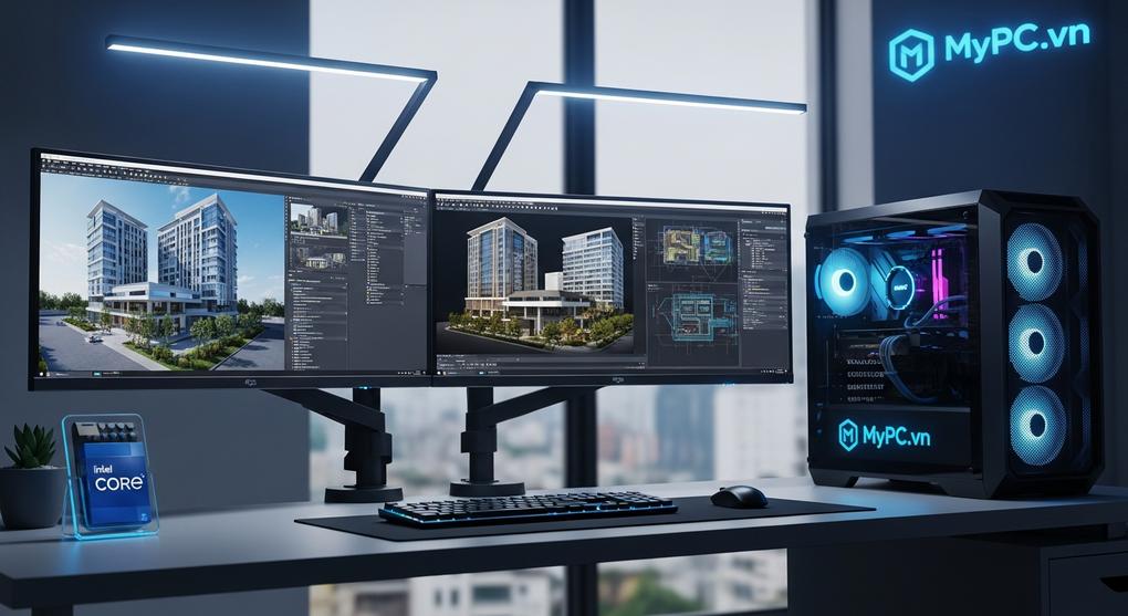 workstation kiến trúc sư Intel Core i9-14900K Hà Nội