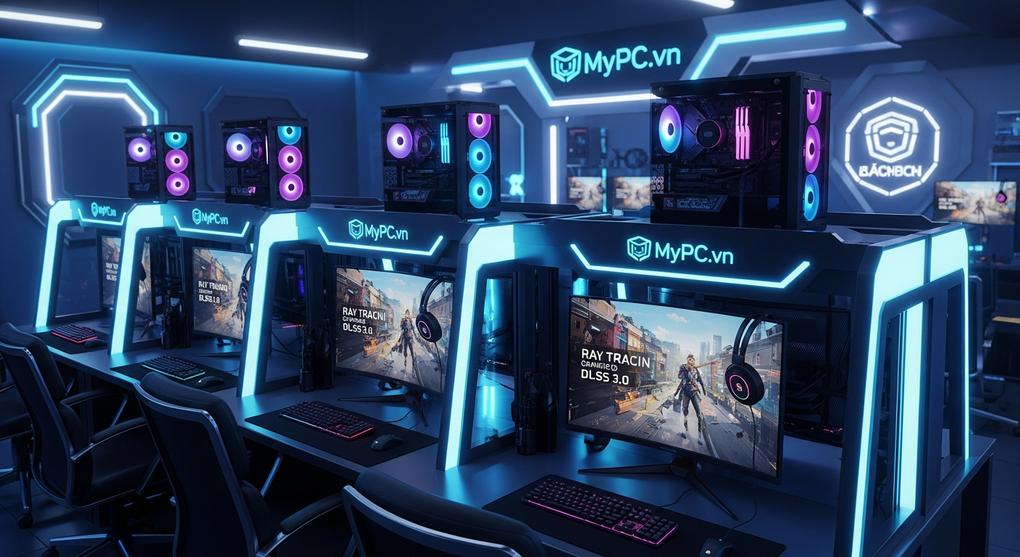 phòng net cyber game cấu hình mạnh nhất 2025