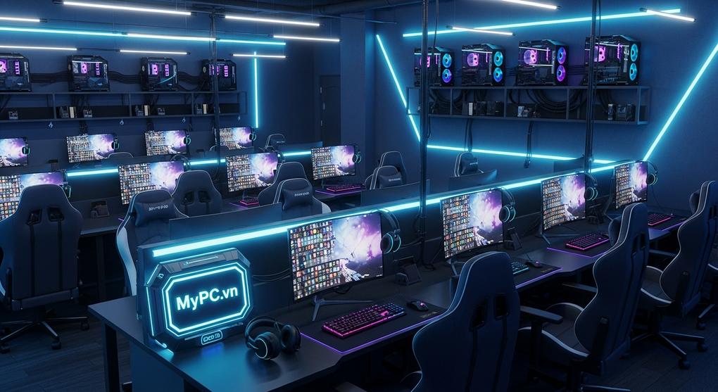 setup phòng net 20 máy cấu hình mới nhất