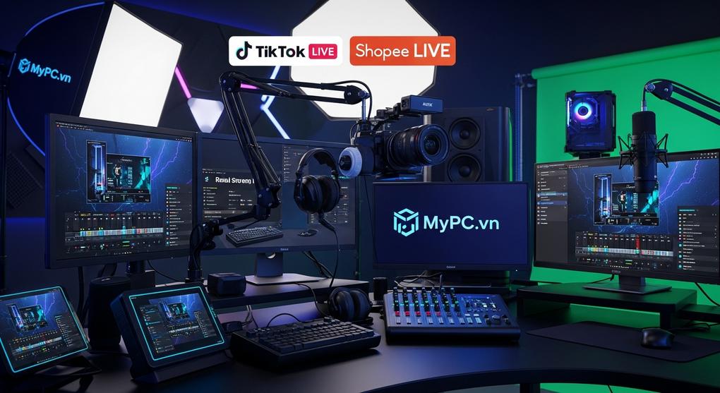 thiết bị livestream studio đa nền tảng TikTok Shopee