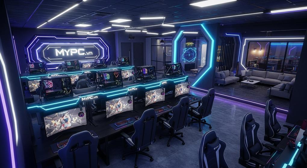 hướng dẫn setup phòng net cyber game hiện đại 2025