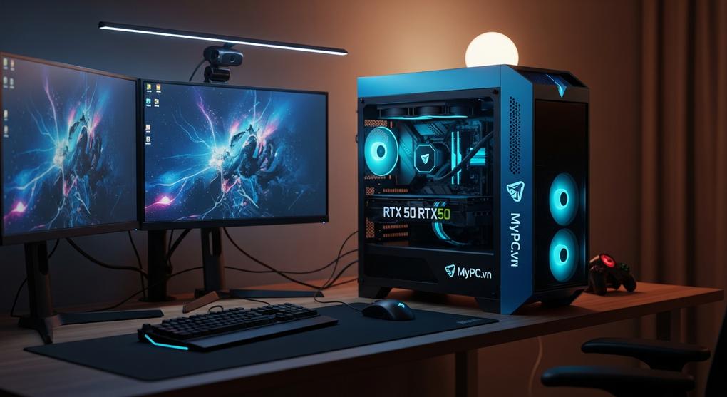 PC gaming cấu hình RTX 50 series cho sinh viên Hà Nội