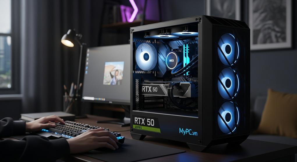 PC gaming cấu hình RTX 50 series cho sinh viên Hà Nội