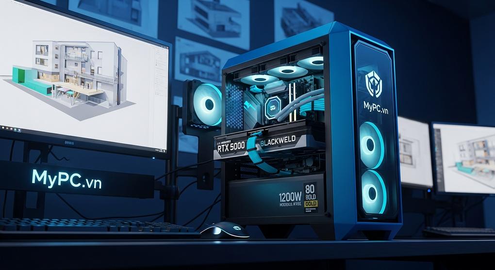 Workstation cho kiến trúc sư dùng RTX 5000 series