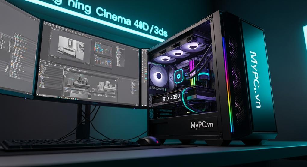 Cấu hình máy tính đồ họa 3D render hiệu quả cho dân chuyên