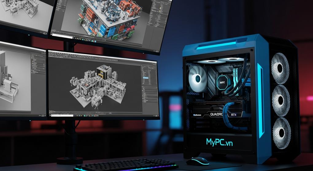 Cấu hình máy tính đồ họa 3D render hiệu quả cho dân chuyên