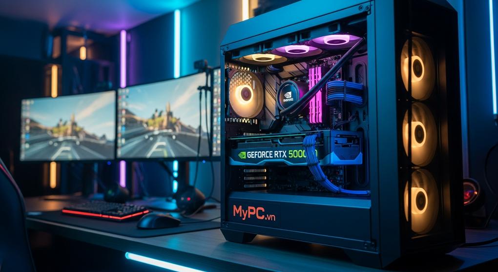 Cấu hình PC gaming RTX 5000 series giá bao nhiêu