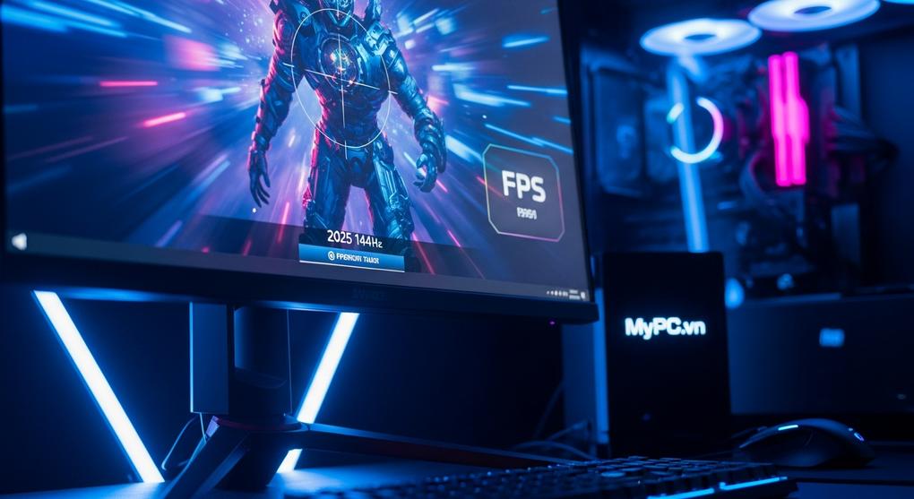 Đánh giá màn hình gaming IPS 144Hz mới nhất 2025 cho game thủ