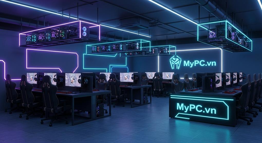 Giải pháp thiết kế phòng net cyber game hiện đại 2025