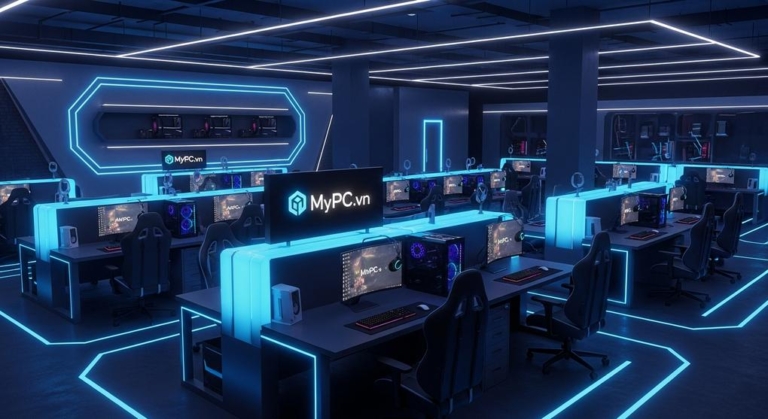 Giải Pháp Thiết Kế Phòng Net Cyber Game Hiện Đại 2025: Đỉnh Cao Công Nghệ
