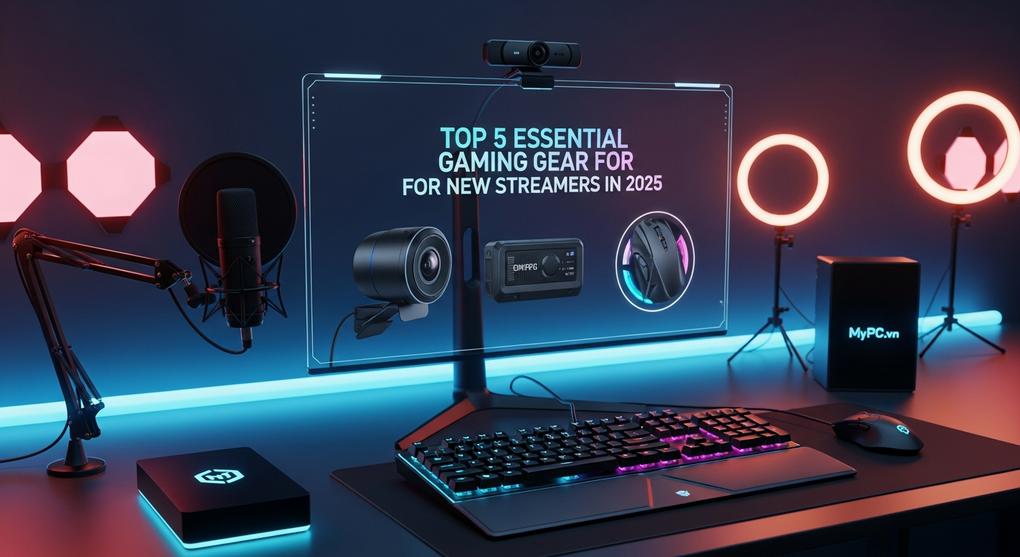 Top 5 gaming gear đáng mua nhất 2025 cho streamer mới