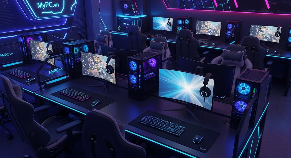 chi phí đầu tư phòng net cyber game cấu hình mạnh 2025