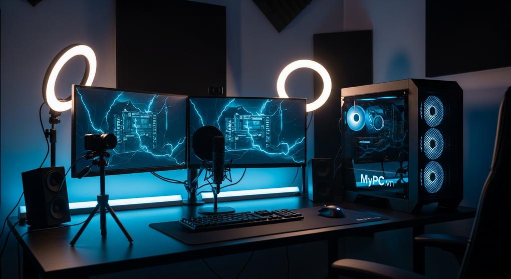 thiết lập studio livestream chuyên nghiệp TikTok tại nhà