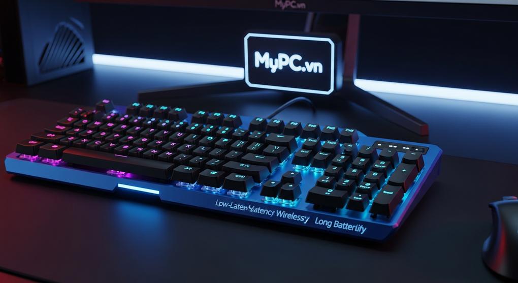 đánh giá bàn phím cơ không dây chơi game tốt nhất 2025