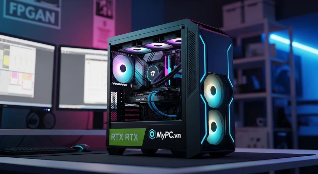 máy tính chơi game RTX 5000 series mới nhất cho sinh viên
