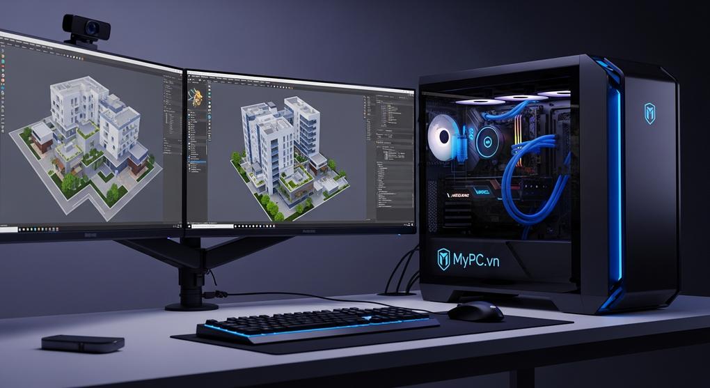 workstation thiết kế đồ họa kiến trúc sư 2025