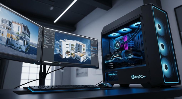 TOP Workstation Thiết Kế Kiến Trúc 2026 – Hướng Dẫn Chọn