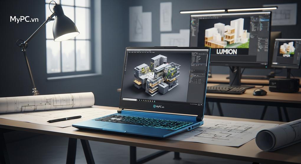 laptop đồ họa RTX 5000 series cho sinh viên kiến trúc