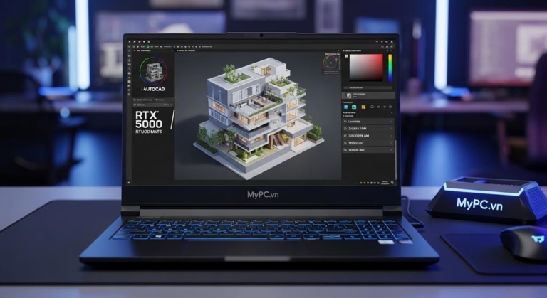 Top Laptop RTX 5090/5080 Cho Sinh Viên Kiến Trúc
