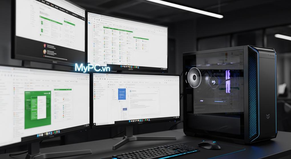 hướng dẫn tối ưu PC văn phòng chạy đa nhiệm mượt mà