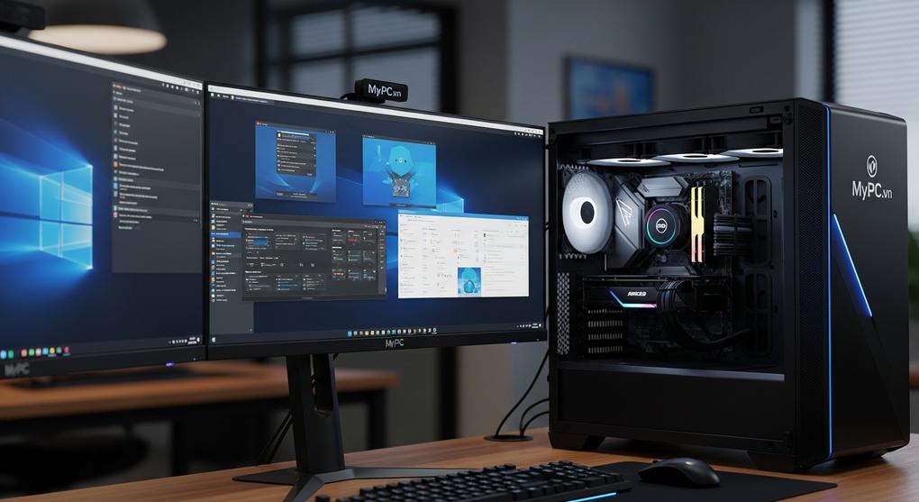 hướng dẫn tối ưu PC văn phòng chạy đa nhiệm mượt mà