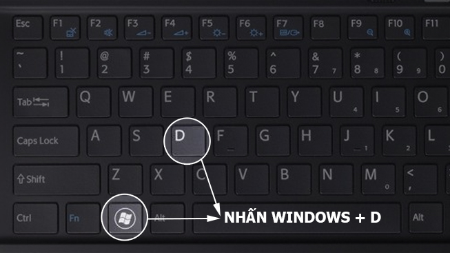 cách tắt máy tính bằng bàn phím