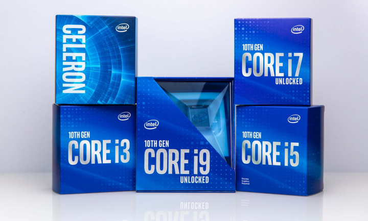 Hình ảnh các dòng chip của Intel